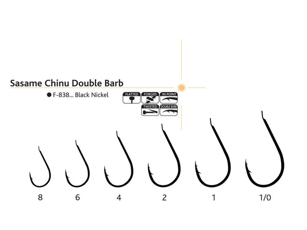 Ace pescuit Sasame Chinu Double Barb