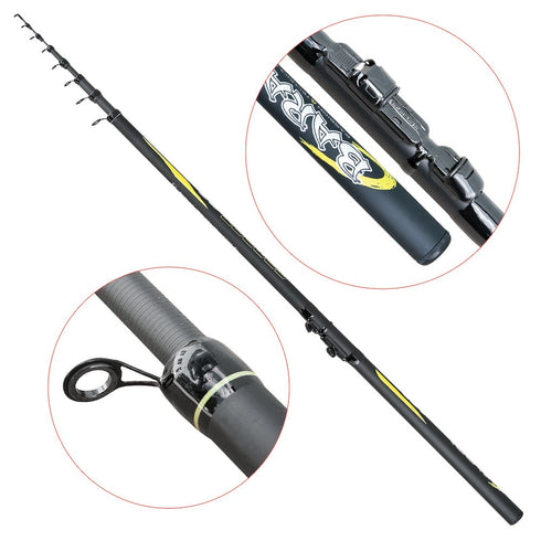 Lanseta fibra de carbon Baracuda Combat 80-400