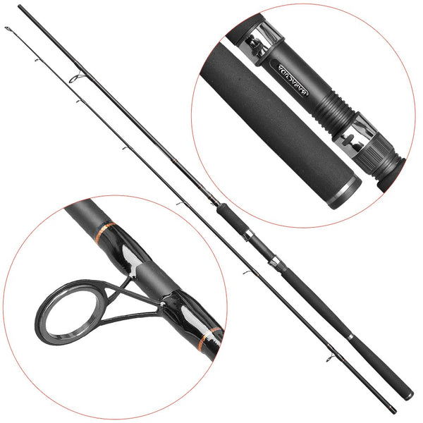 Lanseta fibra de carbon Baracuda Flipper 240XH
