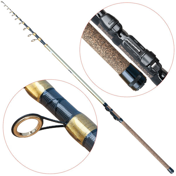 Lanseta fibra de carbon Baracuda Focus X 4505