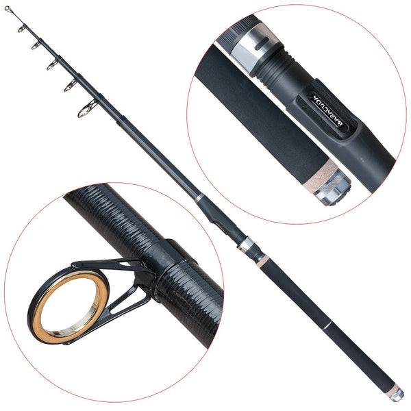 Lanseta fibra de carbon Baracuda Racer 3607