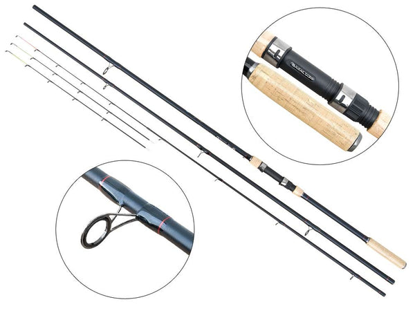 Lanseta fibra de carbon Baracuda Stream Feeder 390 A:200g