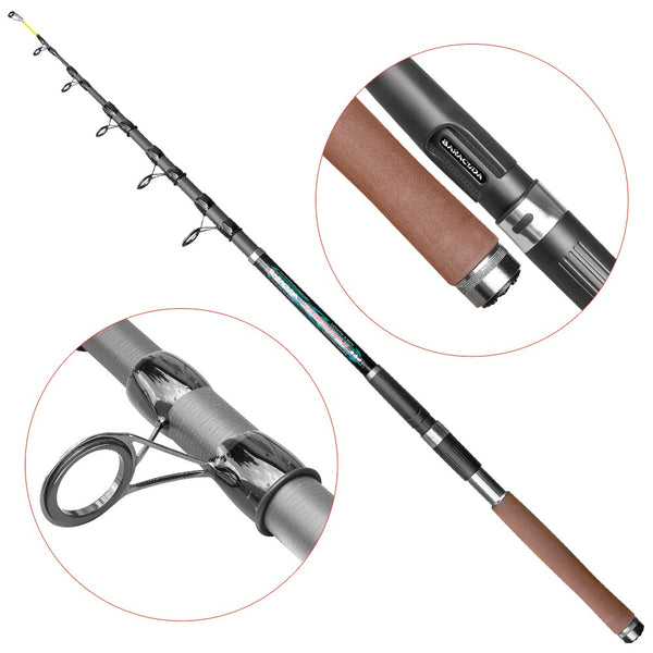 Lanseta fibra de carbon Baracuda Zippy 3006