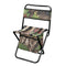 Scaun pliant camuflaj cu buzunar Baracuda