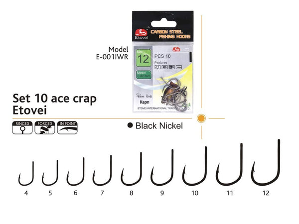 Set 10 ace crap Etovei E-001LWR