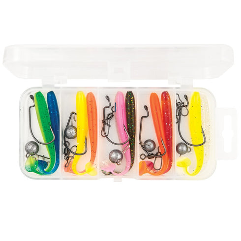Set 10 Shad (7cm) + ace jig + cheburashka