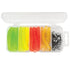 Set 20 Shad (6cm) + jig + varteje&agrafe (Set D)