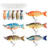 Set 5 voblere multisection la cutie