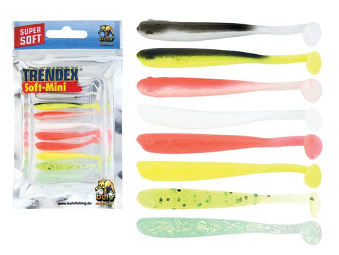 Set mini-shad 5cm Trendex 10 buc