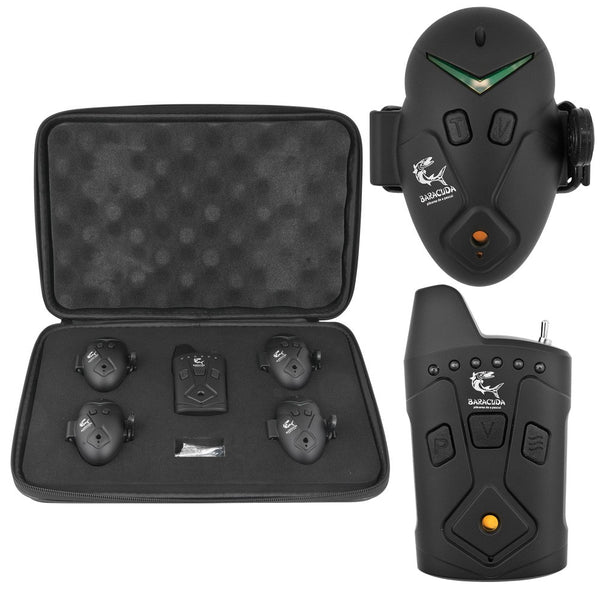 Set RF5618 cu 4 avertizoare wireless cu vibratie + receptor