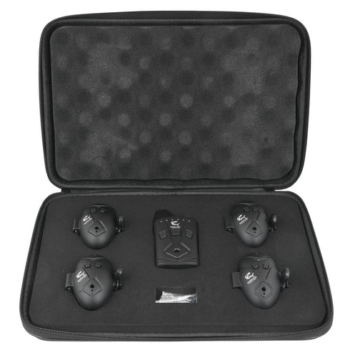 Set RF5618 cu 4 avertizoare wireless cu vibratie + receptor