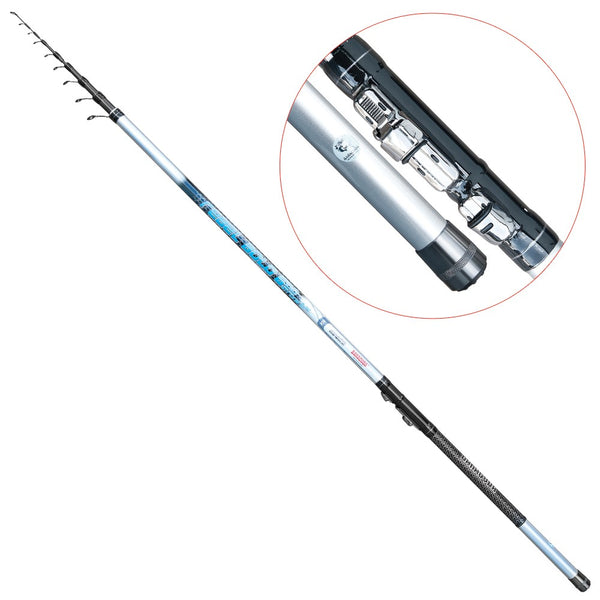 Lanseta fibra de carbon Baracuda Rebel Bolo 500