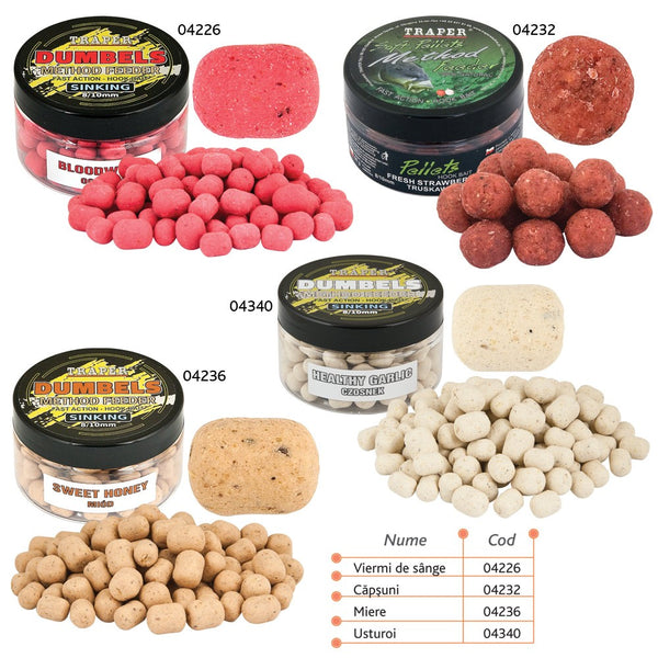 Soft Pellets Method Feeder Traper 50g-8/10mm